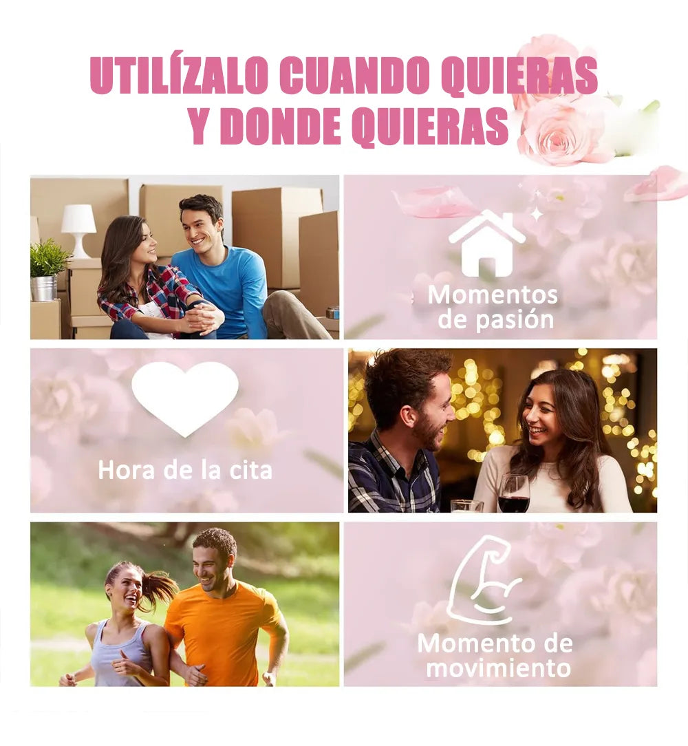 Glamour Roll-On para hombres y mujeres Perfume de feromonas fresco y natural de larga duración 10 ml