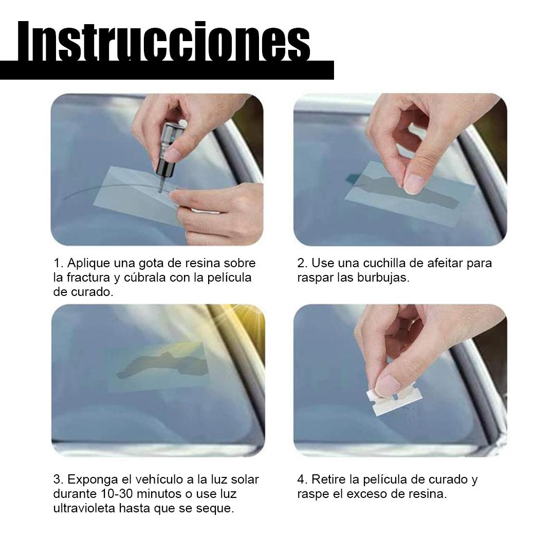 Kit de Reparación de Parabrisas Estrellados