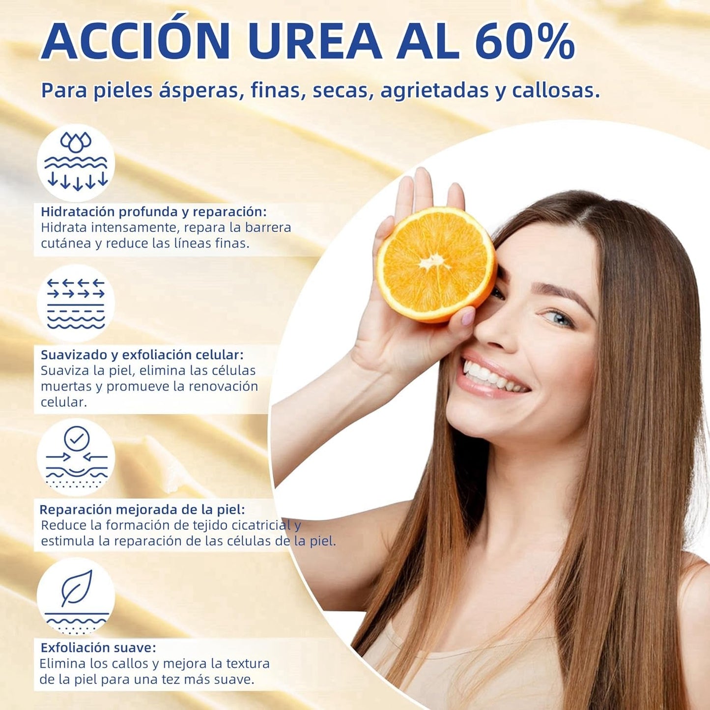 Crema Hidratante con Urea 60 para Pies