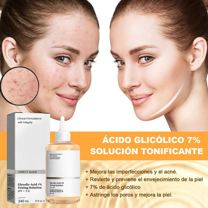 Ácido Glicólico 7% Solución, Exfolia, 240 ml