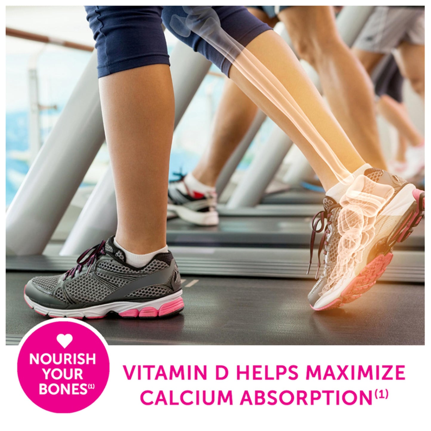 600 Plus D3 Calcium and Vitamin D Supplement Tablets, Bone Health Supplements for Adults - 200 Count