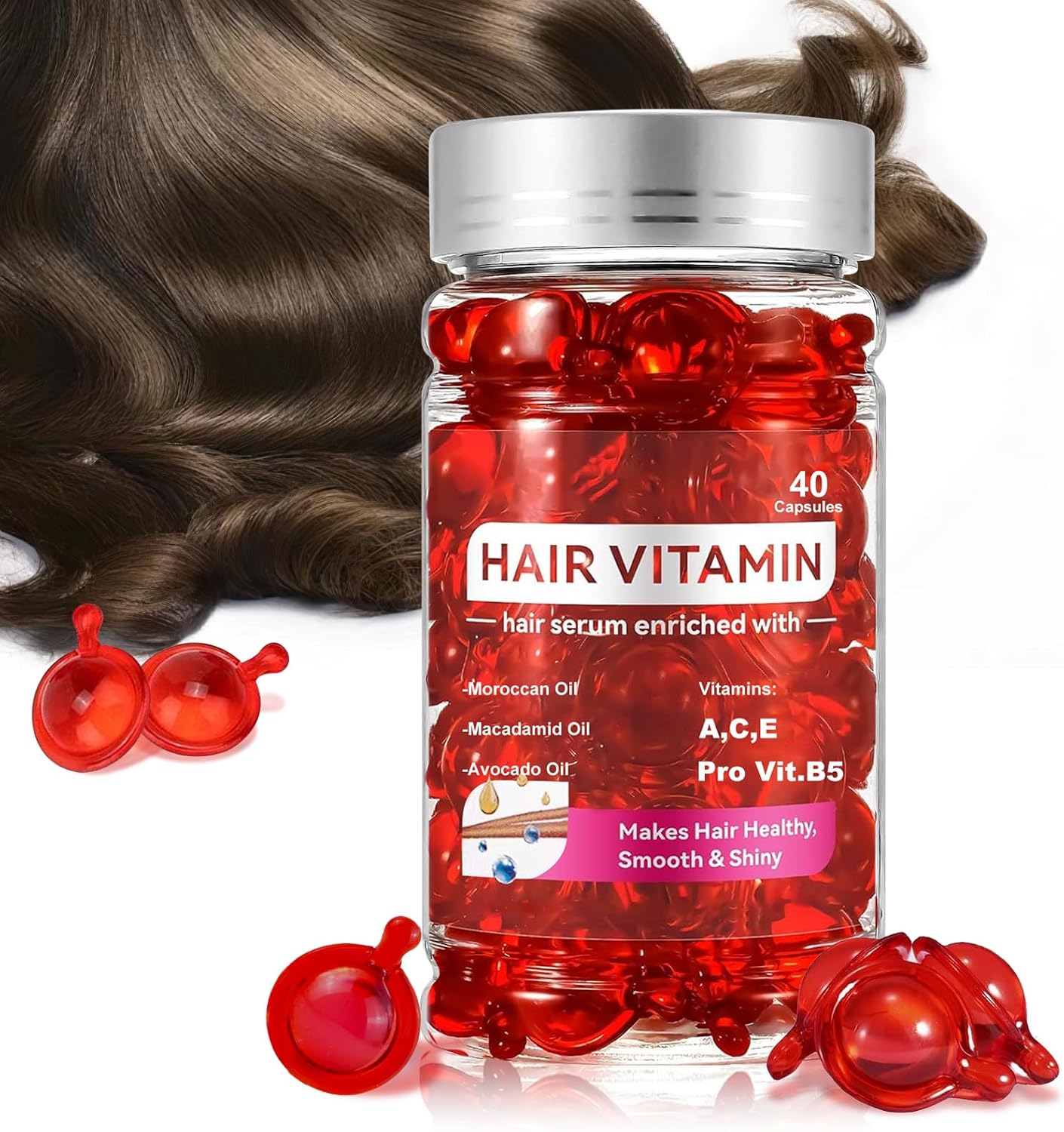 Hair Treatment Seru, Vitaminas A C E Pro Vitamina B5 - B