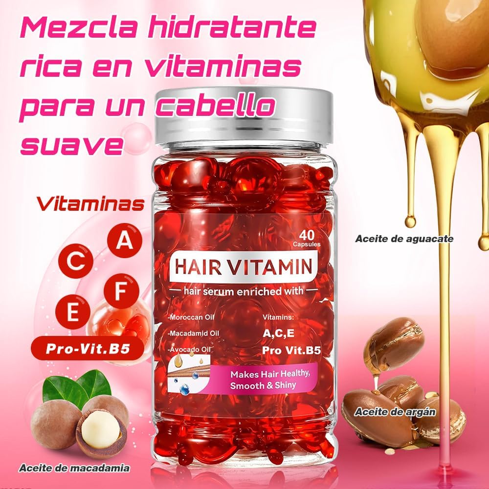 Hair Treatment Seru, Vitaminas A C E Pro Vitamina B5 - B