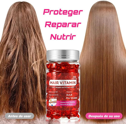 Hair Treatment Seru, Vitaminas A C E Pro Vitamina B5 - B