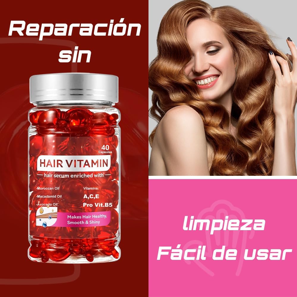 Hair Treatment Seru, Vitaminas A C E Pro Vitamina B5 - B